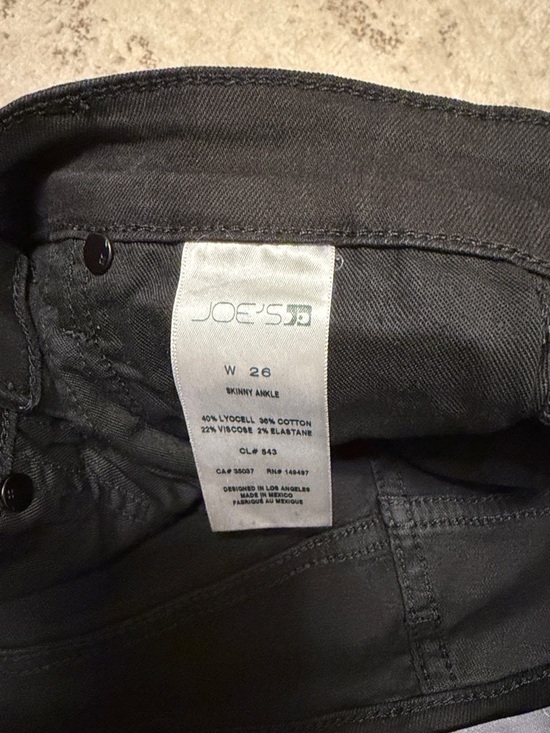 Joe's Jeans Women's Black High-Rise Skinny - Picture 4 of 4